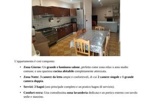 Appartamento di 150 mq, composto da 3 camere