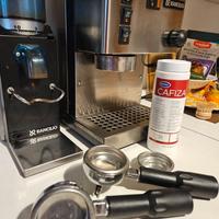Macchina caffè Rancilio Silvia + macinacaffè Rocky