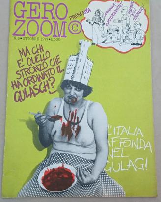 Fumetto raro Gero Zoom N. 6 ottobre 1977