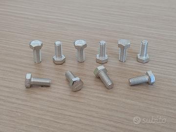 10 Viti testa esagonale alluminio 7075 M5x12