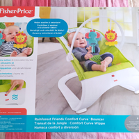 Sdraietta della Fisher Price con arco giochi