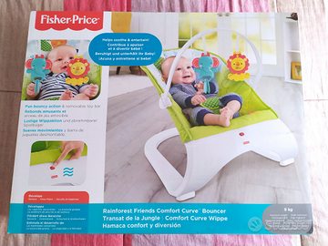 Sdraietta della Fisher Price con arco giochi