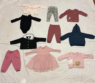 Abbigliamento inverno-primavera bimba 9-12 mesi!