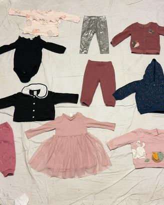 Abbigliamento inverno-primavera bimba 9-12 mesi!