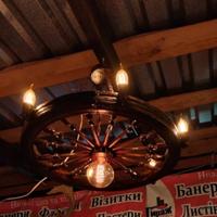 Lampadario ruota carro