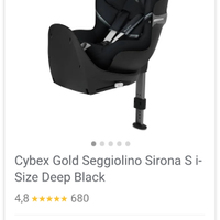 Seggiolino cybex sirona s