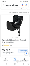 Seggiolino cybex sirona s