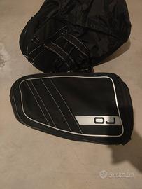 Borse laterali OJ in tessuto per moto