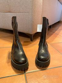 Joann Anfibio Nero Art. 6300 - Stivale donna pelle