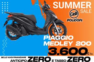 Piaggio MEDLEY 200 - TUO CON 500€ DI PROMO A PARTI