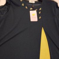 casacca blu e gialla