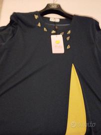 casacca blu e gialla