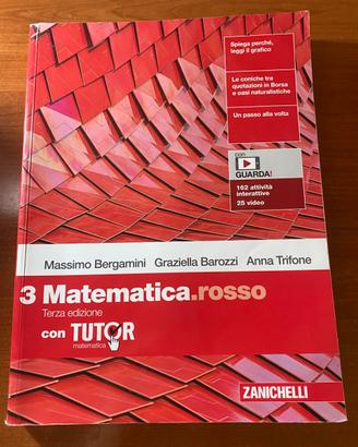 Libro Matematica Rosso 3