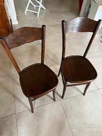 coppia sedie thonet