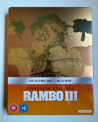 RAMBO III 4K Steelbook