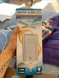 Agrolite 4.30 led 120w + presa con switch 330w