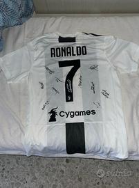 Maglietta della Juventus firm da Cristiano Ronaldo