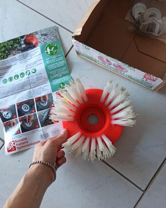 Spazzola in nylon per decespugliatore compatibile