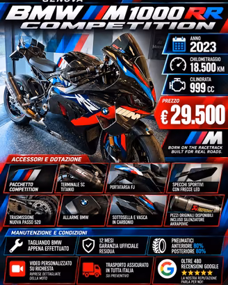 Bmw M 1000 RR SPORT PACK COMPETITION