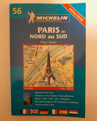 Paris du Nord au Sud.Plan Atlas 1:10000 Michelin