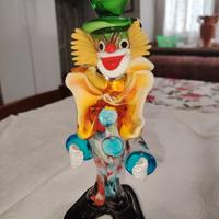 Pagliaccio vetro murano