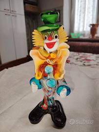 Pagliaccio vetro murano