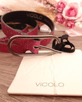 Cintura fucsia glitterata Vicolo