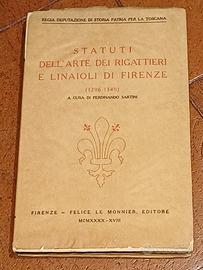 Statuti dell'Arte dei Rigattieri e Linaioli di Fi