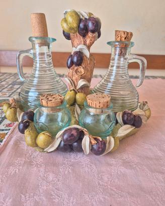 set olio aceto sale pepe