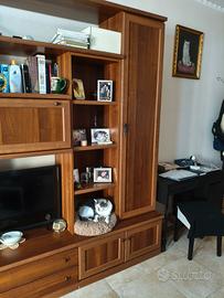 Parete attrezzata stile vintage 