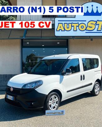 Fiat Doblo 1.6 M-Jet 105cv AUTOCARRO N1 5 POSTI - 