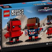 Set Lego 40668 Brickheadz Capitan America e Hulk