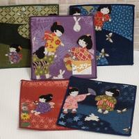 Set 5 Sottobicchieri in Tessuto – Stile Giapponese