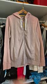 felpa con cappuccio e zip