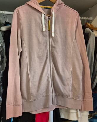 felpa con cappuccio e zip