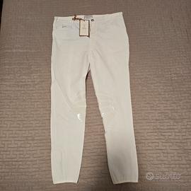 pantaloni equitazione uomo da gara nuovi tg. 46