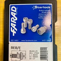 FARAD BE8/E - kit 4 bulloni antifurto - gruppo PSA