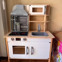 cucina giocattolo in legno