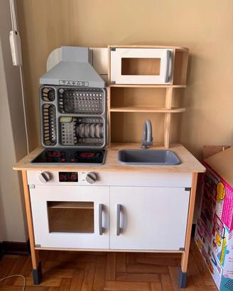 cucina giocattolo in legno
