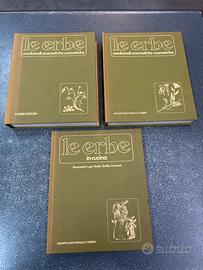 Le erbe 3 volumi Fabbri Editori