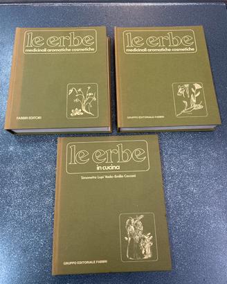 Le erbe 3 volumi Fabbri Editori