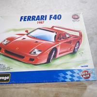 Ferrari f40 Burago 1987 - sigillata 