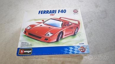 Ferrari f40 Burago 1987 - sigillata 