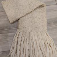 scialle in lana fatto a mano vintage 