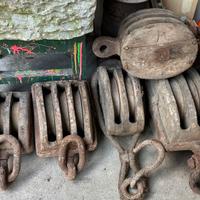 Bozzelli navali epoca carrucole