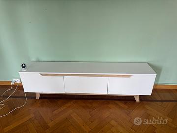 Mobile Tv In Melammina Bianco E rovere