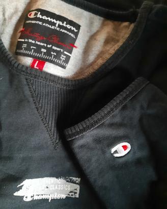 maglia donna champion blu cotone