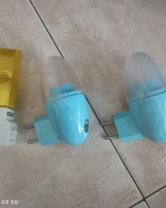 CHICCO 2  luce da notte con sensore + 1 ELETTRO GT