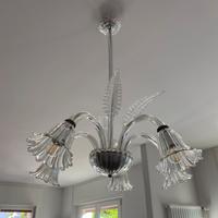 Lampadario vetro murano anni 40
