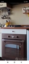 Forno ventilato da incasso, compreso mobile 